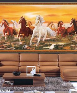 tranh sơn dầu mã đáo thành công