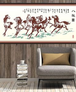 Tranh tráng gương mã đáo thành công