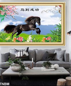 Tranh tráng gương mã đáo thành công