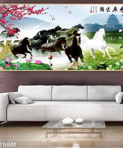 Tranh tráng gương mã đáo thành công