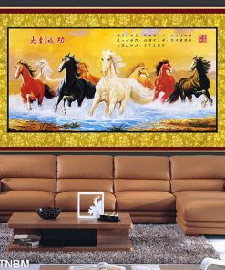 tranh sơn dầu mã đáo thành công TT0777