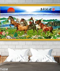 Tranh tráng gương mã đáo thành công