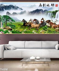 Tranh tráng gương mã đáo thành công