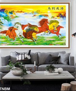 tranh bát mã phi nước đại TT0786