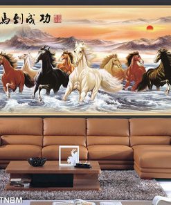 tranh sơn dầu mã đáo thành công TT0787