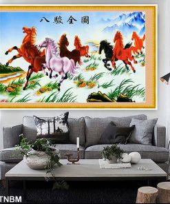 Tranh tráng gương mã đáo thành công