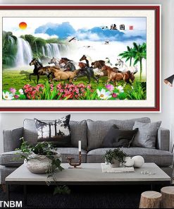 Tranh tráng gương mã đáo thành công