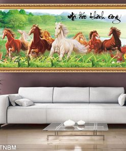 tranh sơn dầu mã đáo thành công TT0796