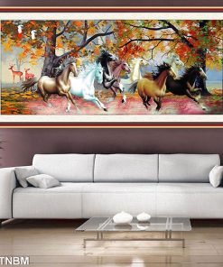 tranh sơn dầu mã đáo thành công