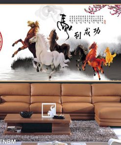 tranh tráng gương mã đáo thành công TT0801