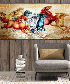 tranh sơn dầu mã đáo thành công