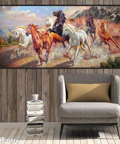 tranh sơn dầu mã đáo thành công TT0804