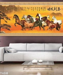 Tranh tráng gương mã đáo thành công