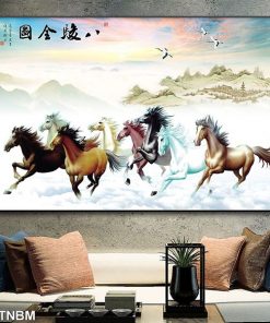 tranh tráng gương mã đáo thành công TT0808