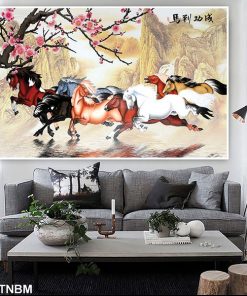 Tranh tráng gương mã đáo thành công