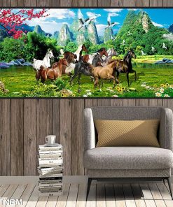 tranh tráng gương mã đáo thành công TT0829