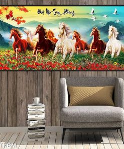 Tranh tráng gương mã đáo thành công