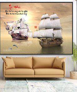 Tranh tráng gương thuận buồm xuôi gió
