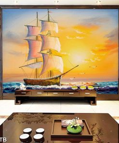 tranh tráng gương thuận buồm xuôi gió TT0966