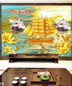 tranh tráng gương thuận buồm xuôi gió độc đáo TT0979