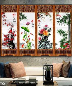 tranh xuân hạ thu đông TT0993