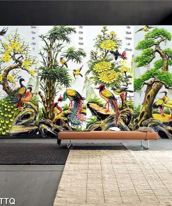 tranh tùng cúc trúc mai TT0999