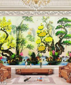 Tranh tùng cúc trúc mai