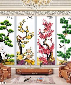 tranh xuân hạ thu đông TT1016