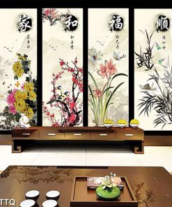 tranh mai lan cúc trúc TT1030
