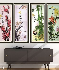 tranh mai lan cúc trúc TT1044