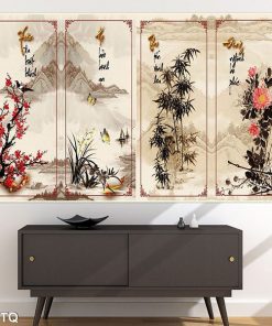 tranh mai lan cúc trúc TT1048