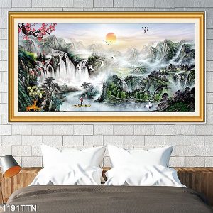 Tranh phong cảnh sơn thủy hữu tình TT1108