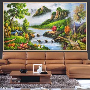 Tranh phong cảnh sơn thủy hữu tình TT1114