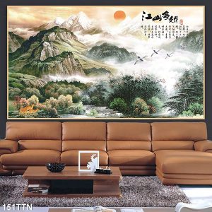 Tranh phong cảnh sơn thủy hữu tình TT1115