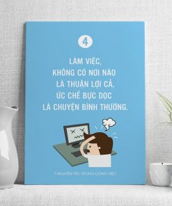 làm việc không có nơi nào là thuận lợi cả, ức chế bức dọc là chuyện bình thường