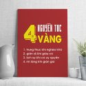 4 nguyên tắc vàng