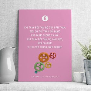 Khi thay đổi thái độ của bản thân mới có thể thay đổi được chỗ đứng trong xã hội