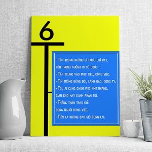 6T tôn trọng, tập trung, tin tưởng, tôi, thẳng thắn, tiến