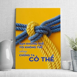 Bạn không thể tôi không thể nhưng chúng ta có thể