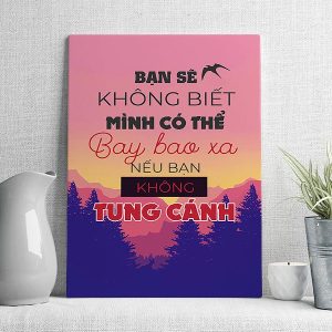 Bạn không biết mình có thể bay bao xa nếu bạn không tung cánh