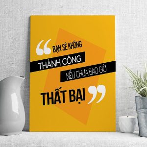 Bạn sẽ không thành công nếu chưa bao giờ thất bại