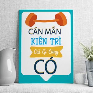 Cần mẫn kiên trì cái gì cũng có