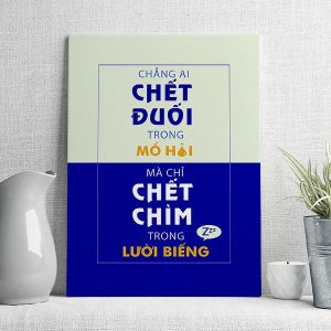 Chẳng ai chết đuối trong mồ hôi mà chỉ chết chìm trong lười biếng mẫu 2