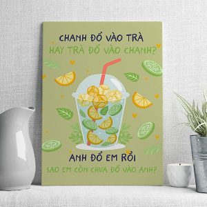 Chanh đổ vào trà hay trà đổ vào chanh
