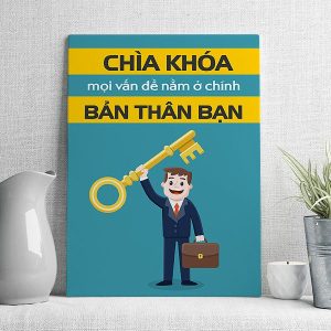 Chỉ khóa mọi vấn đề nằm ở chính bản thân bạn