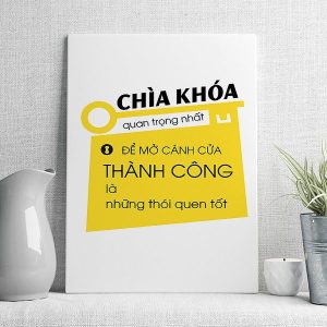 Chìa khóa quan trọng nhất để mở cánh cửa thành công là những thói quen tốt mẫu 2