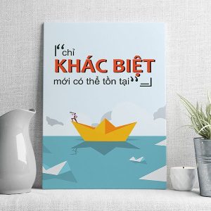 Chỉ khác biệt mới có thể tốn tại mẫu 2