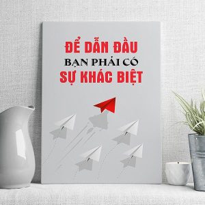 Để dẫn đầu bạn phải có sự khác biệt