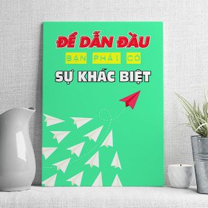 Để dẫn đầu bạn phải có sự khác biệt mẫu 2