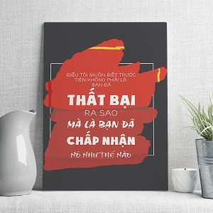 Điều tôi muốn biết trước tiên không phải là bạn đã thất bại ra sao mà là bạn đã chấp nhận nó như thế nào